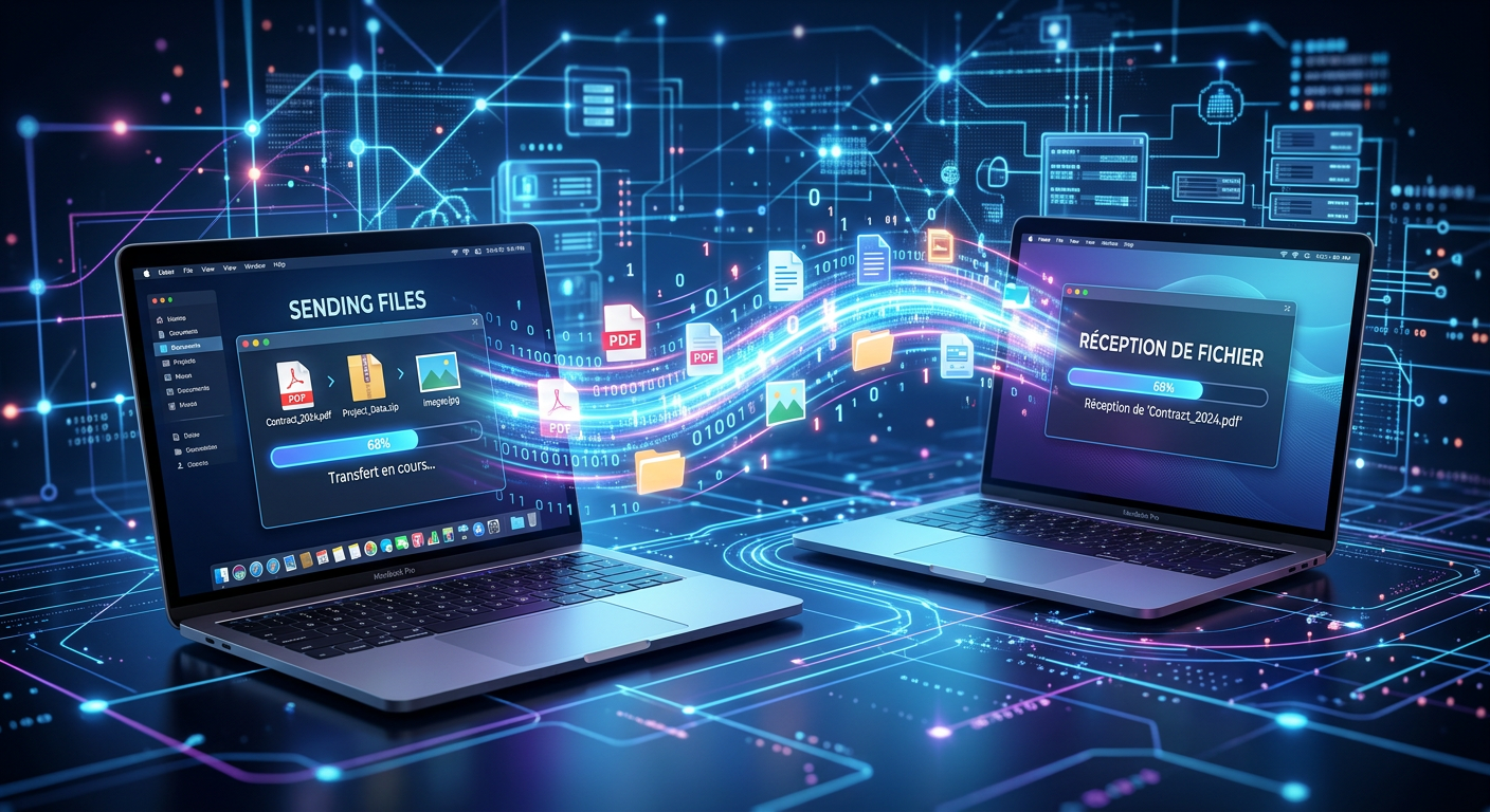 un échange de fichier virtuelle - A New Story à Albi